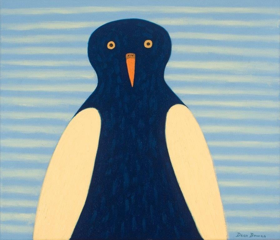 ディーン・ボーエン展　オーストラリアの大地と空とそこに生きる私たち　おとなしいペンギン